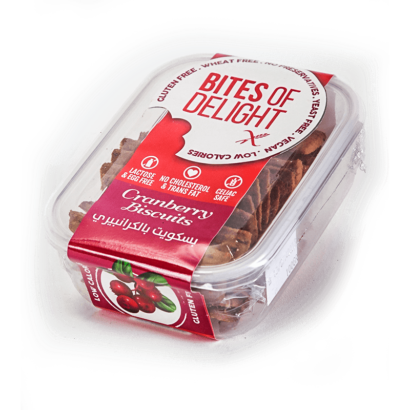 Bites of Delight Cranberry Biscuits